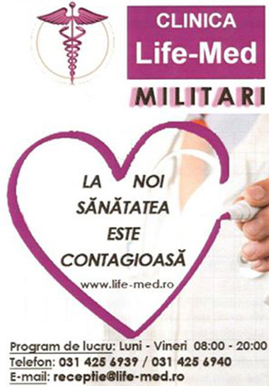 Colaborare CARP Umanitatea si Clinica Life Med Militari